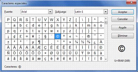 Ejemplo de caracteres especiales disponibles en la fuente Berserker