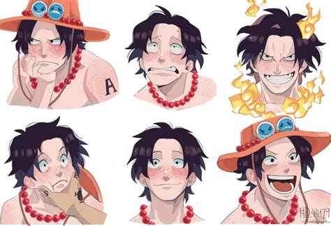 Bocetos de personajes de One Piece