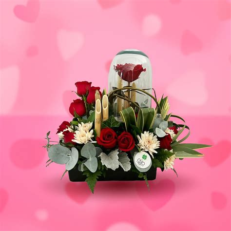 Florería con ambiente romántico