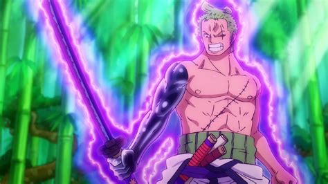 Ilustración de Roronoa Zoro usando Haki