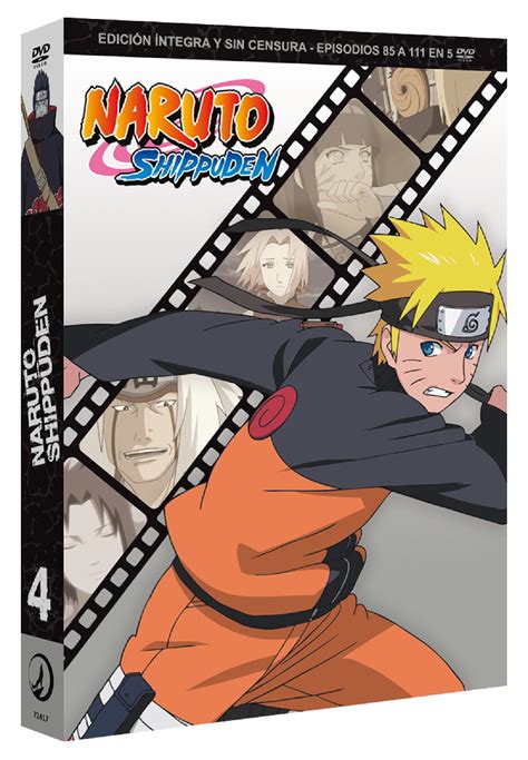 Portada de un DVD de Naruto Shippuden
