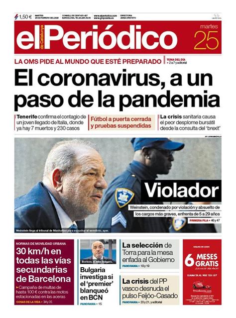 Imagen de un titular de periódico y redes sociales