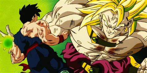 Gohan luchando contra Broly