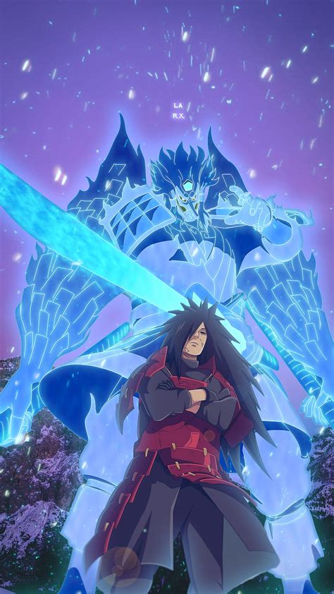 Ilustración del Susanoo de Madara Uchiha