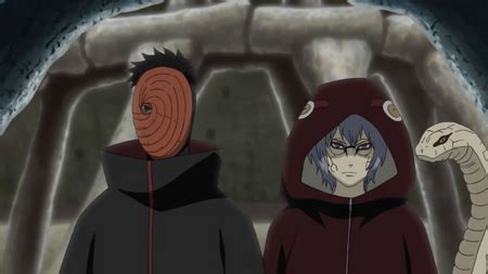 Imagen de Tobi y Kabuto con sus nuevas apariencias