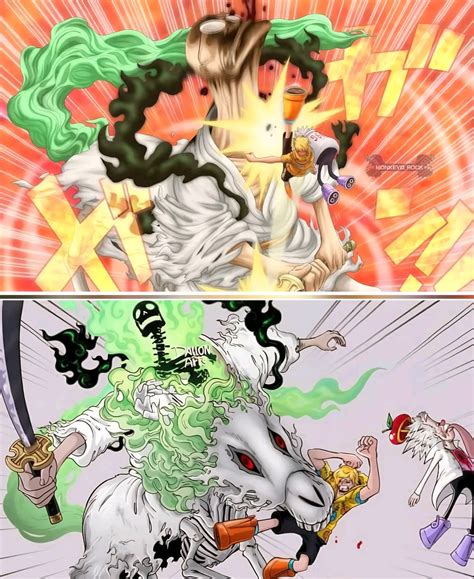 El cuerpo de Sanji después de ser aplastado