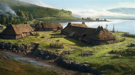 Reconstrucción de un asentamiento vikingo en Groenlandia
