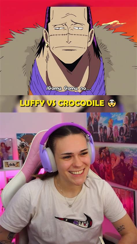 Luffy enfrentándose a Crocodile