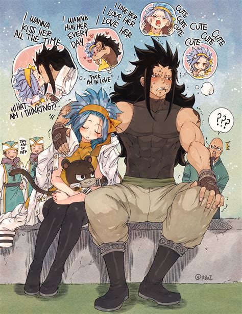 Pareja Gajeel y Levy