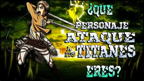 GIF interactivo para descubrir qué personaje de Ataque a los Titanes eres