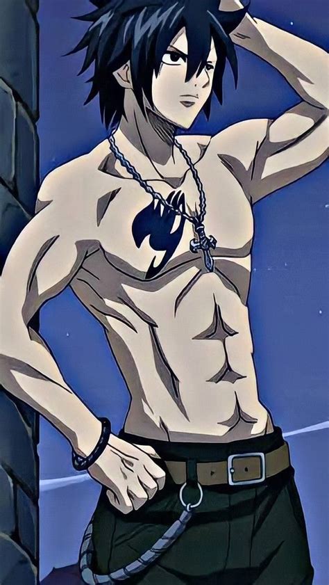 Gray Fullbuster desnudo en Fairy Tail