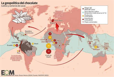 Mapa de la Isla Cacao y la estrategia de Oven
