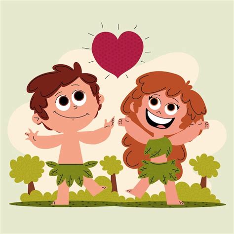 Ilustración de Adán y Eva siendo expulsados del Edén