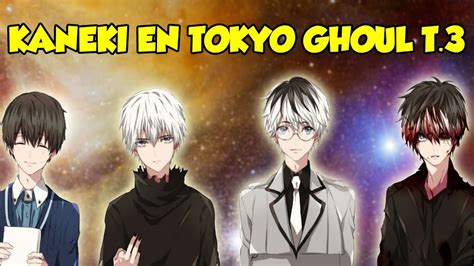La transformación de Kaneki a lo largo de la serie
