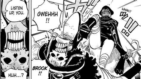 Representación de Brook siendo atacado por Gunko