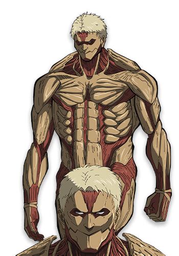 Reiner como el Titán Acorazado en combate
