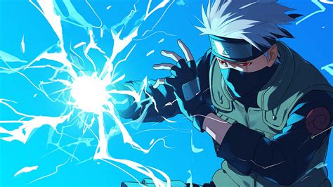 Ilustración de Kakashi Hatake usando Shiden