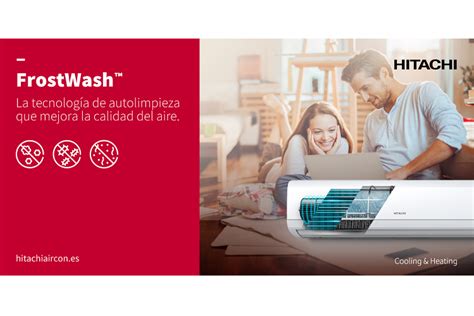 Infografía sobre las tecnologías FrostWash y MoldGuard de Hitachi
