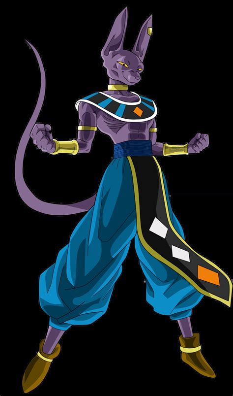 Diseño de Beerus inspirado en un gato