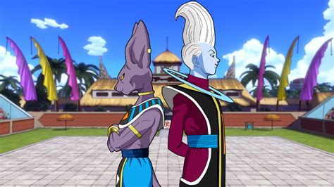 Beerus y Whis discutiendo