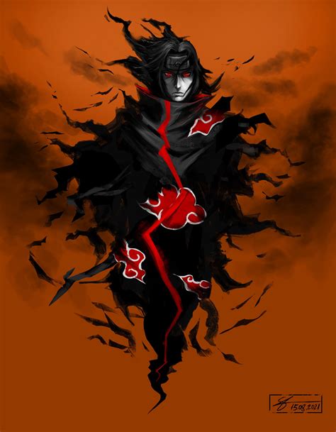 Ilustración de un genjutsu de Itachi