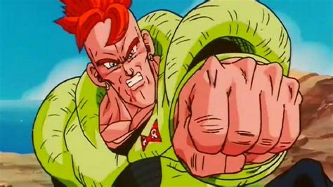 El Androide 16 en su cápsula