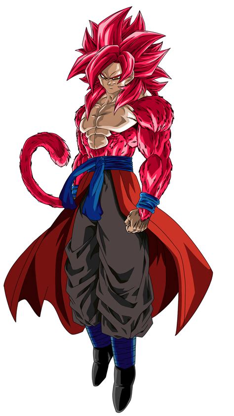 Goku Xeno como Super Saiyan 4