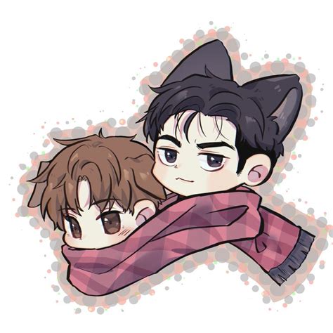 Ejemplo de fanart chibi de parejas yaoi