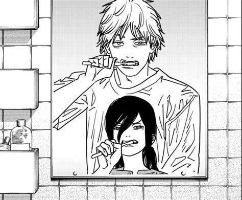 Denji protegiendo a Nayuta