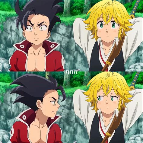 Zeldris luchando contra Meliodas