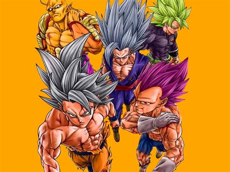 Ilustración de Goku y un nuevo personaje de Dragon Ball Super