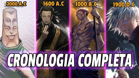 Cronología de eventos clave en Jujutsu Kaisen