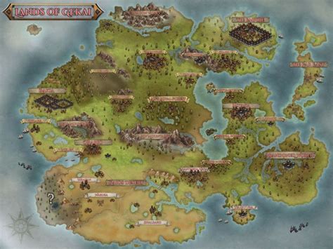 Mapa del mundo de Log Horizon