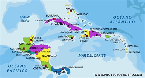 Mapa del Caribe en la era de la piratería