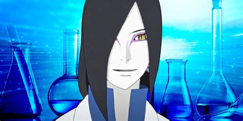 Ilustración de Orochimaru en la era Boruto, mostrando su apariencia más serena.
