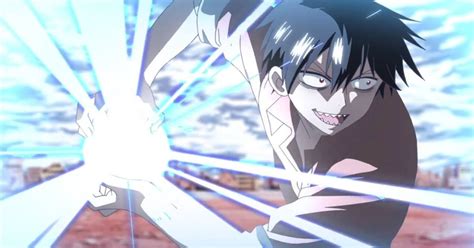 Detalle de Staz usando la Kamehameha en Blood Lad
