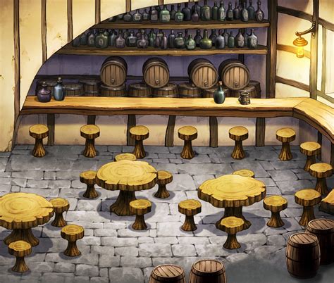 Taberna Boar Hat con Meliodas sirviendo cerveza