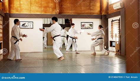 Representación de Hakuji entrenando artes marciales con Keizo