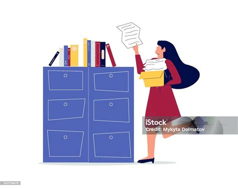 Ilustración de una oficinista siendo transportada a un mundo de fantasía