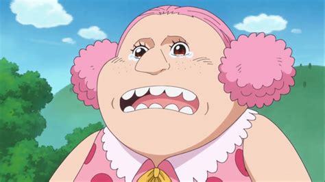 Ilustración de Big Mom como niña en la isla de Elbaf
