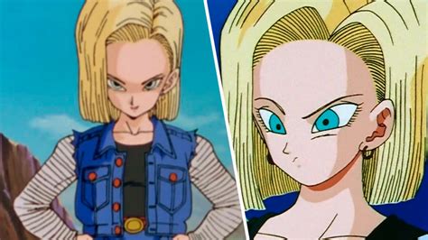 Androide 18 luchando contra Bio-Guerreros