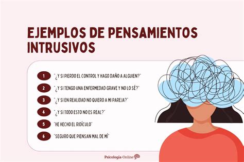 Infografía sobre los ciclos del TOC: Pensamientos intrusivos, ansiedad, rituales, alivio temporal