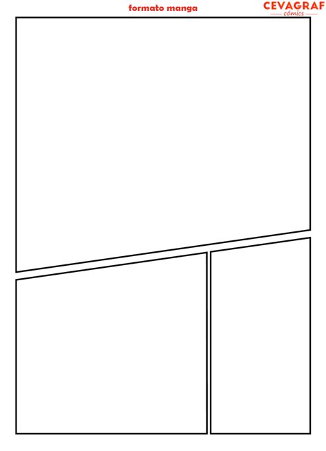 Ejemplo de viñetas de manga en blanco y negro