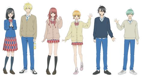 Personajes principales de Honey Lemon Soda