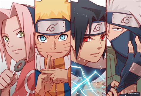 Naruto Uzumaki y su equipo 7