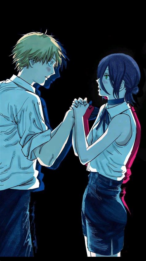 Denji y chica misteriosa