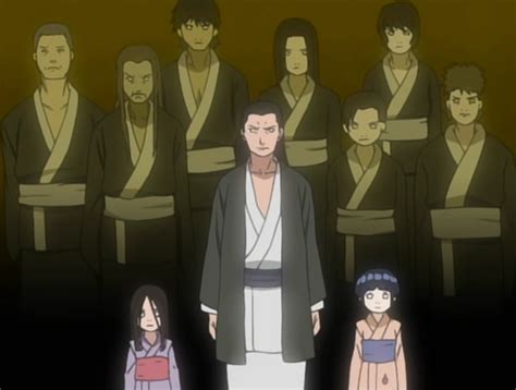 Diagrama del Clan Hyuga y la Rama Principal vs Secundaria