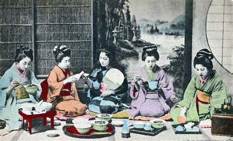 Ilustración de Japón en el siglo XX con elementos fantásticos