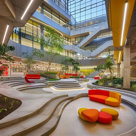 Instalaciones modernas de una universidad