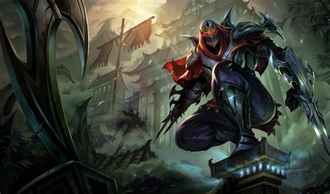 Ilustración de Zed de League of Legends